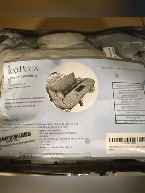 Shopping Cart Cover - Gray